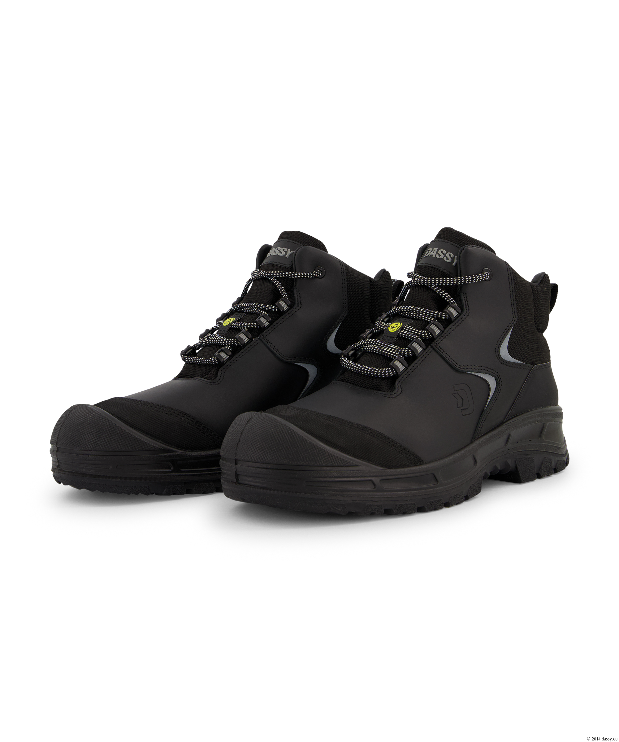 Dassy Amon Sicherheitsschuh S3S FO SC SR ESD - color_front-amon-s3s-fo-sc-sr-esd-zwart