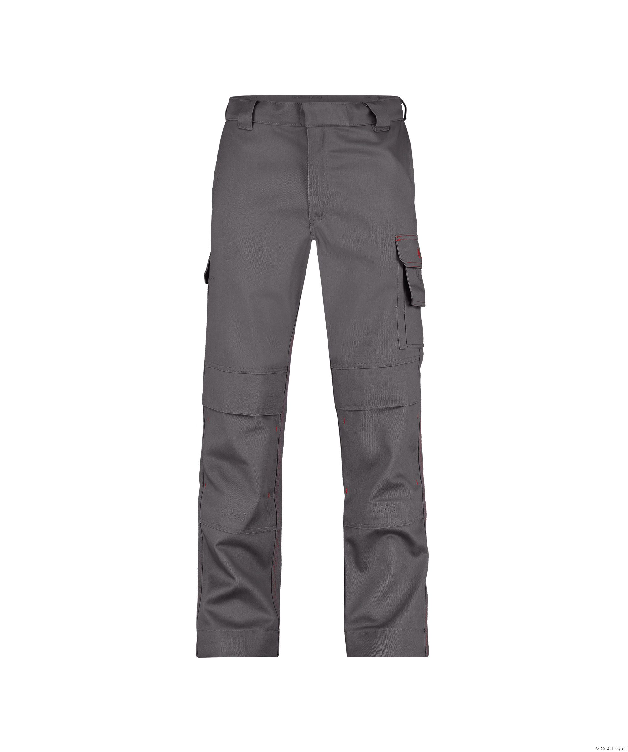 Dassy Arizona Arbeitshose mit Kniepolstertaschen - color_front-arizona-cementgrijs
