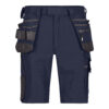 Dassy Aurax Stretch-Arbeitsshorts mit Holstertaschen - color_front-aurax-nachtblauw-antracietgrijs