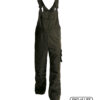 Dassy Bolt Canvas Arbeitslatzhose - color_front-bolt-olijfgroen-zwart