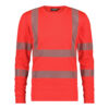 Dassy Carterville Warnschutz Langarm UV-T-Shirt - color_front-carterville-fluorood