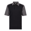 Dassy Cesar zweifarbiges Poloshirt - 6741-schwarz-zementgrau - Back