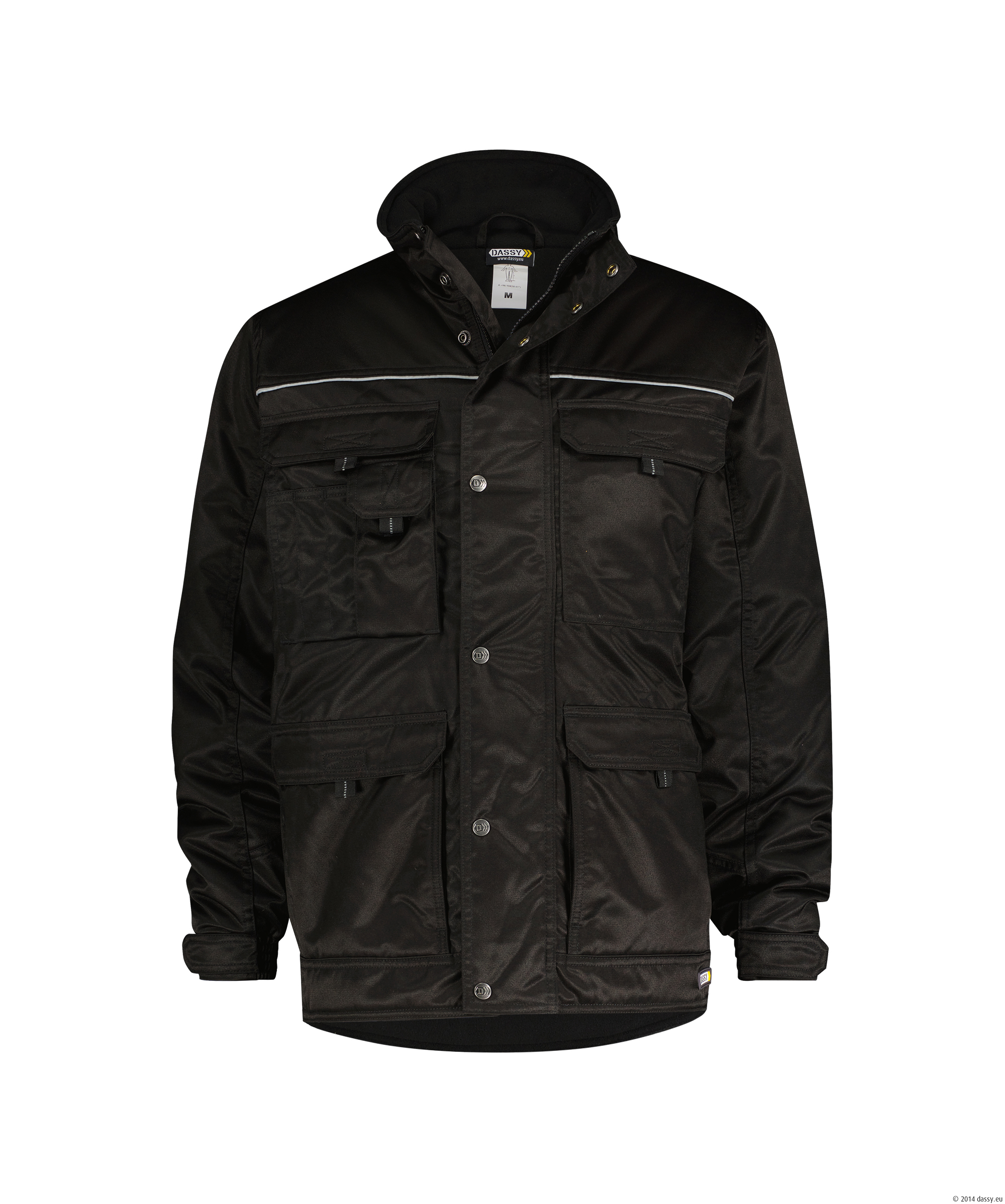 Dassy Chatel Beaver Winterjacke - 0704-0783-schwarz - Front