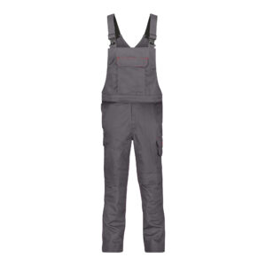 Dassy Dakota Flammhemmende Latzhose - color_front-dakota-cementgrijs