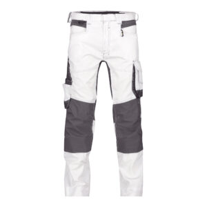 Dassy Dynax Stretch-Malerhose Stmm - color_front-dynax-painters-wit-antraciet-grijs