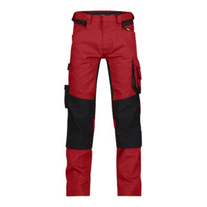 Dassy Dynax Damen Stretch-Arbeitshose Stmm - color_front-dynax-rood-0683-zwart