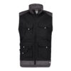 Dassy Faro Zweifarbige Sommerweste - color_front-faro-zwart-cementgrijs