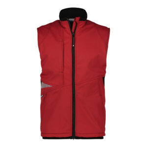 Dassy Fusion Softshellweste - color_front-fusion-rood-0683-zwart