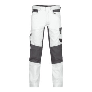 Dassy Helix Painters Stretch-Malerhose Stmm - color_front-helix-painters-wit-antraciet-grijs