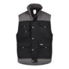 Dassy Hulst Zweifarbige Winterweste - color_front-hulst-zwart-cementgrijs