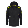 Dassy Kalama Damen Softshelljacke - color_front-kalama-women-logix-zwart-fluo-geel