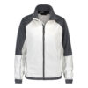 Dassy Kazan Damen Fleecejacke - color_front-kazanw-wit-cementgrijs