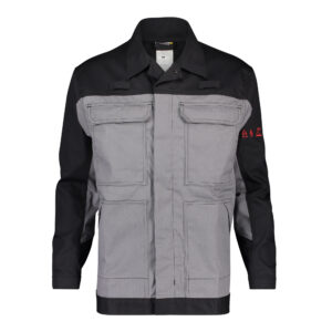 Dassy Kiel Multinorm Arbeitsjacke Stmm - color_front-kiel-grafietgrijs-zwart