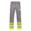 Dassy Lenox Multinorm Warnschutzhose - color_front-lenox-grafietgrijs-fluogeel