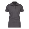Dassy Leon Damen Poloshirt - 0373-zementgrau - Back