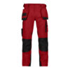 Dassy Magnetic Arbeitshose - 6674 rot-schwarz - Back