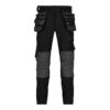 Dassy Matrix Stretch-Arbeitshose - 6744-schwarz-anthrazitgrau - Back