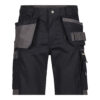 Dassy Monza Arbeitsshort - color_front-monza-zwart-cementgrijs