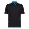 Dassy Orbital Poloshirt - 6780-schwarz-azurblau - Back