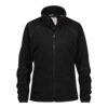 Dassy Penza Damen Fleecejacke - color_front-penzaw-zwart