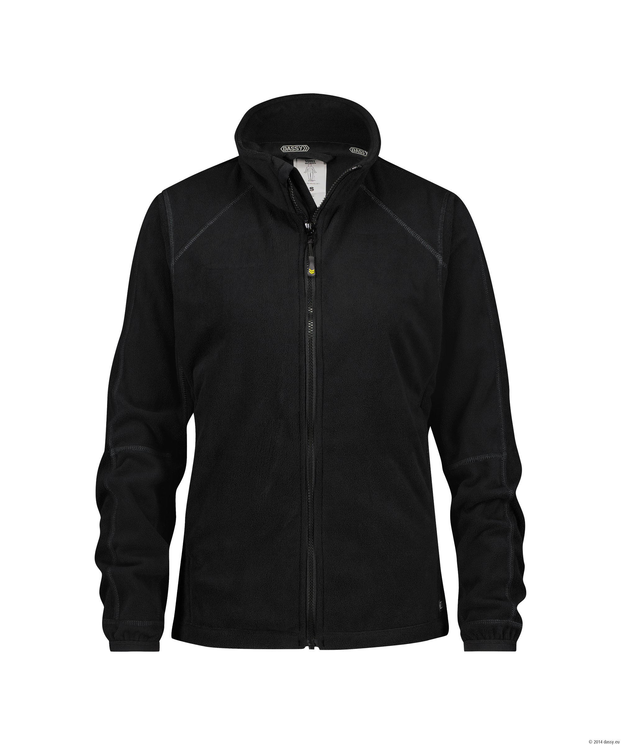 Dassy Penza Damen Fleecejacke - color_front-penzaw-zwart