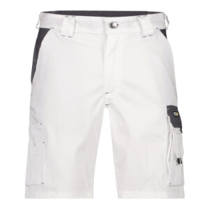 Dassy Roma Arbeitsshorts - 6141-weiss-zementgrau - Back
