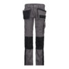 Dassy Seattle Damen Arbeitshose - color_front-seattlew-cementgrijs-zwart