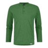 Dassy Serengeti Henley Langarm-Shirt - color_front-serengeti-elm-green