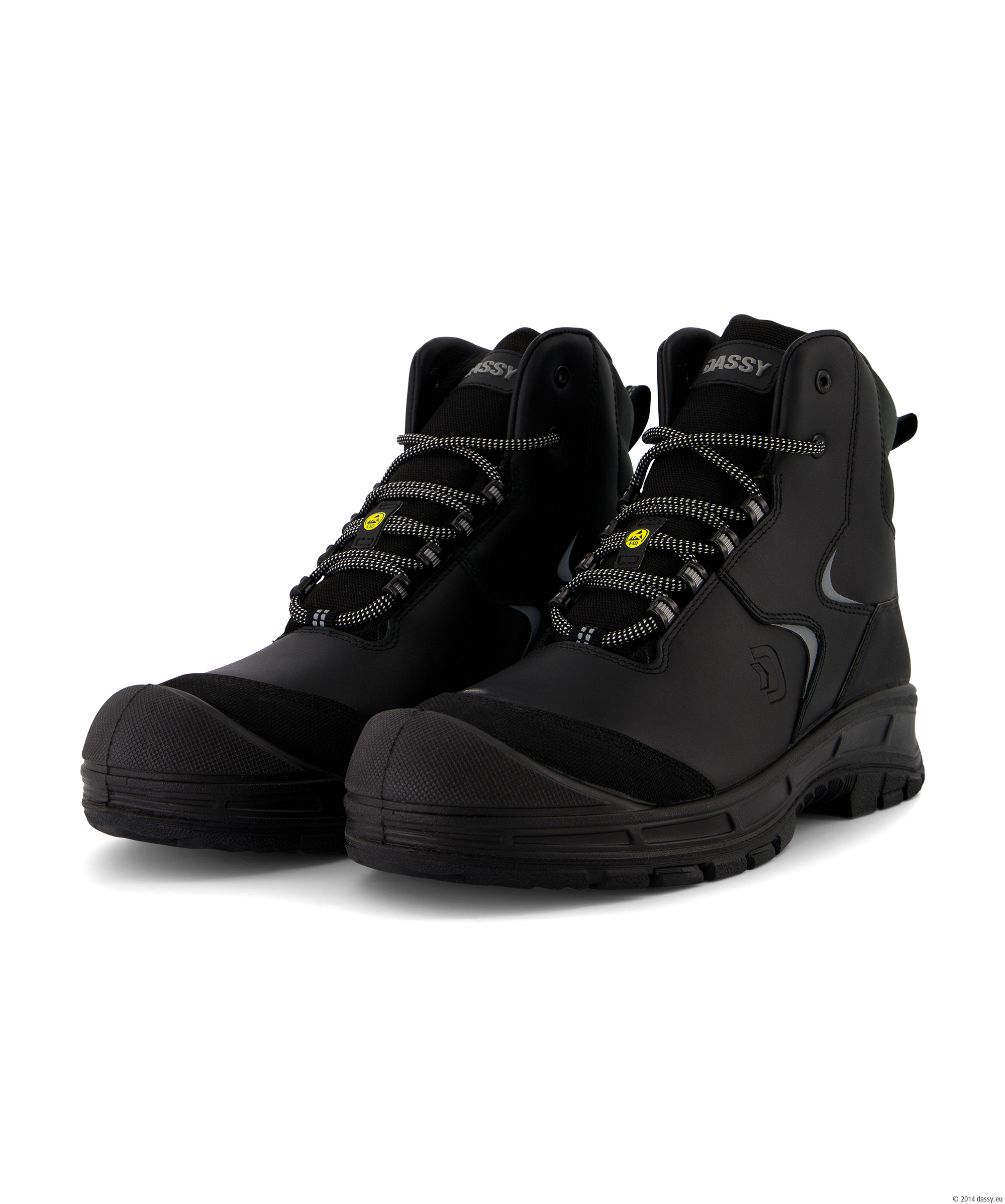 Dassy Seth S3 Sicherheitsschnürstiefel S7S FO SC HRO SR ESD - color_front-seth-s7s-fo-sc-hro-sr-esd-zwart