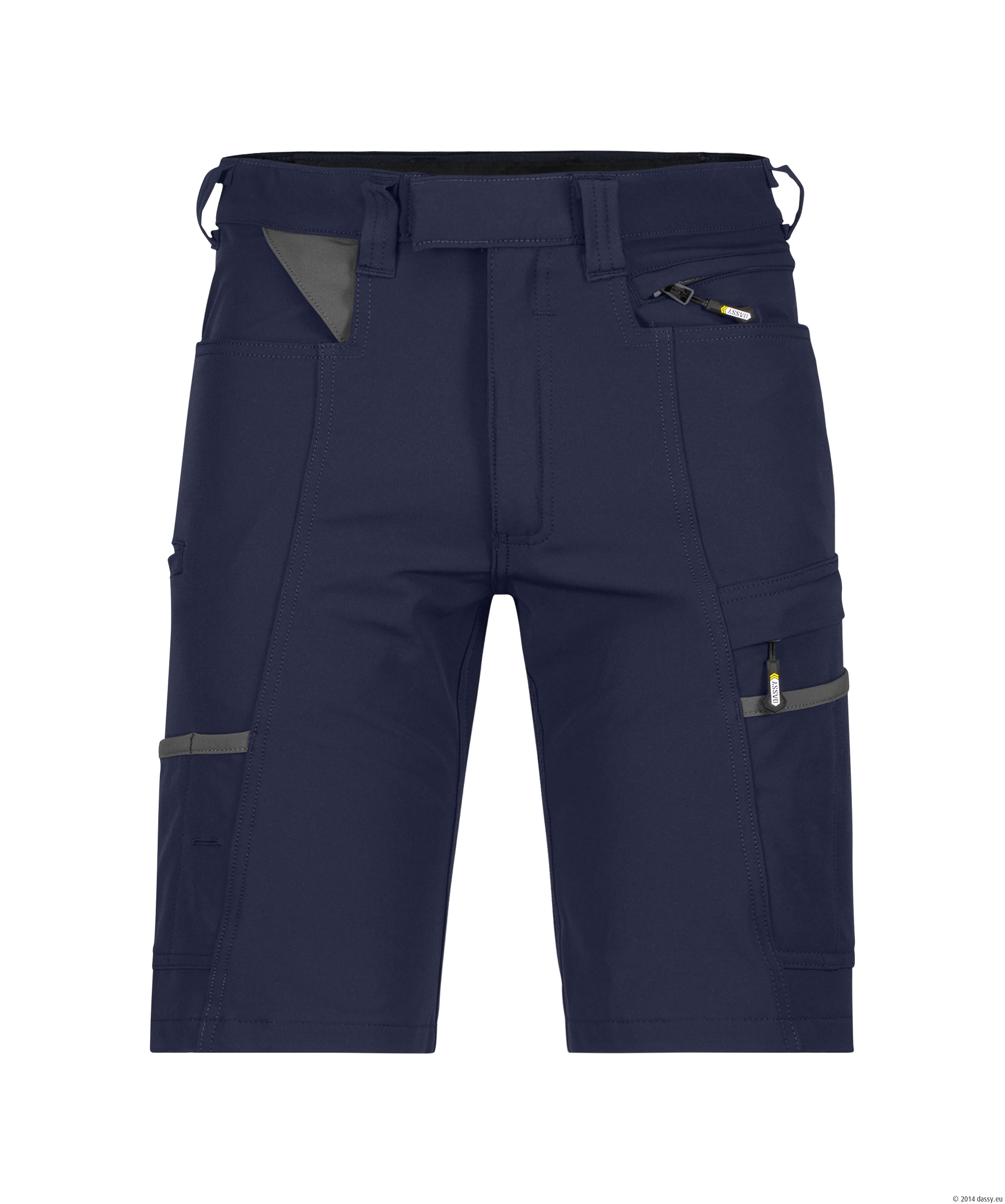 Dassy Sparx Stretch-Arbeitsshort - color_front-sparx-nachtblauw
