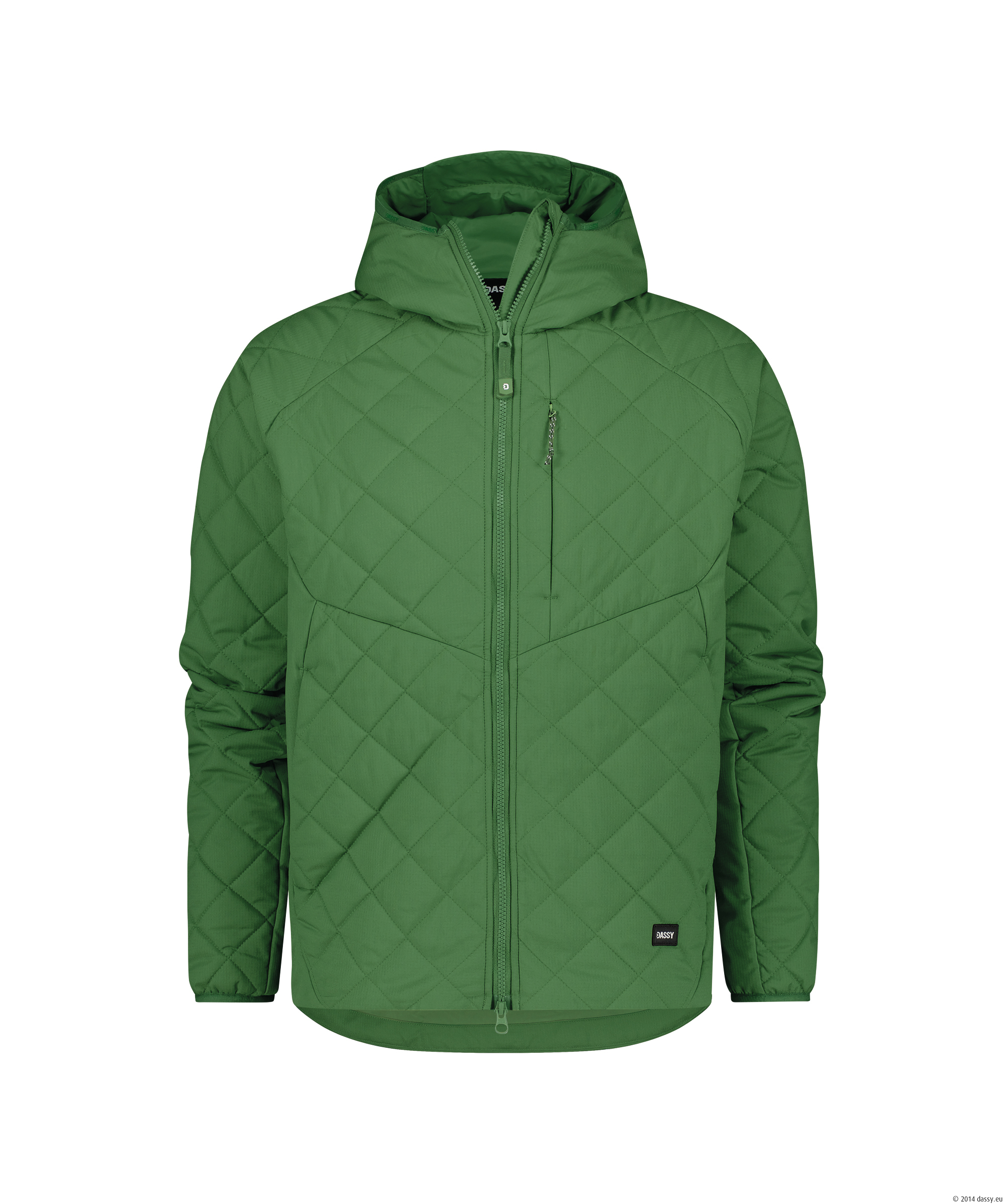 Dassy Tama isolierte Thermo-Arbeitsjacke - color_front-tama-elm-green