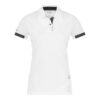 DASSY® Traxion Women POLOSHIRT FÜR DAMEN - color_front-traxionw-wit-antraciet-grijs