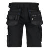 DASSY® Trix STRETCH-ARBEITSSHORTS MIT HOLSTERTASCHEN Stmm - color_front-trix-d-fx-zwart-zwart