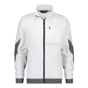 DASSY® Velox SWEATSHIRT - color_front-velox-wit-antraciet-grijs