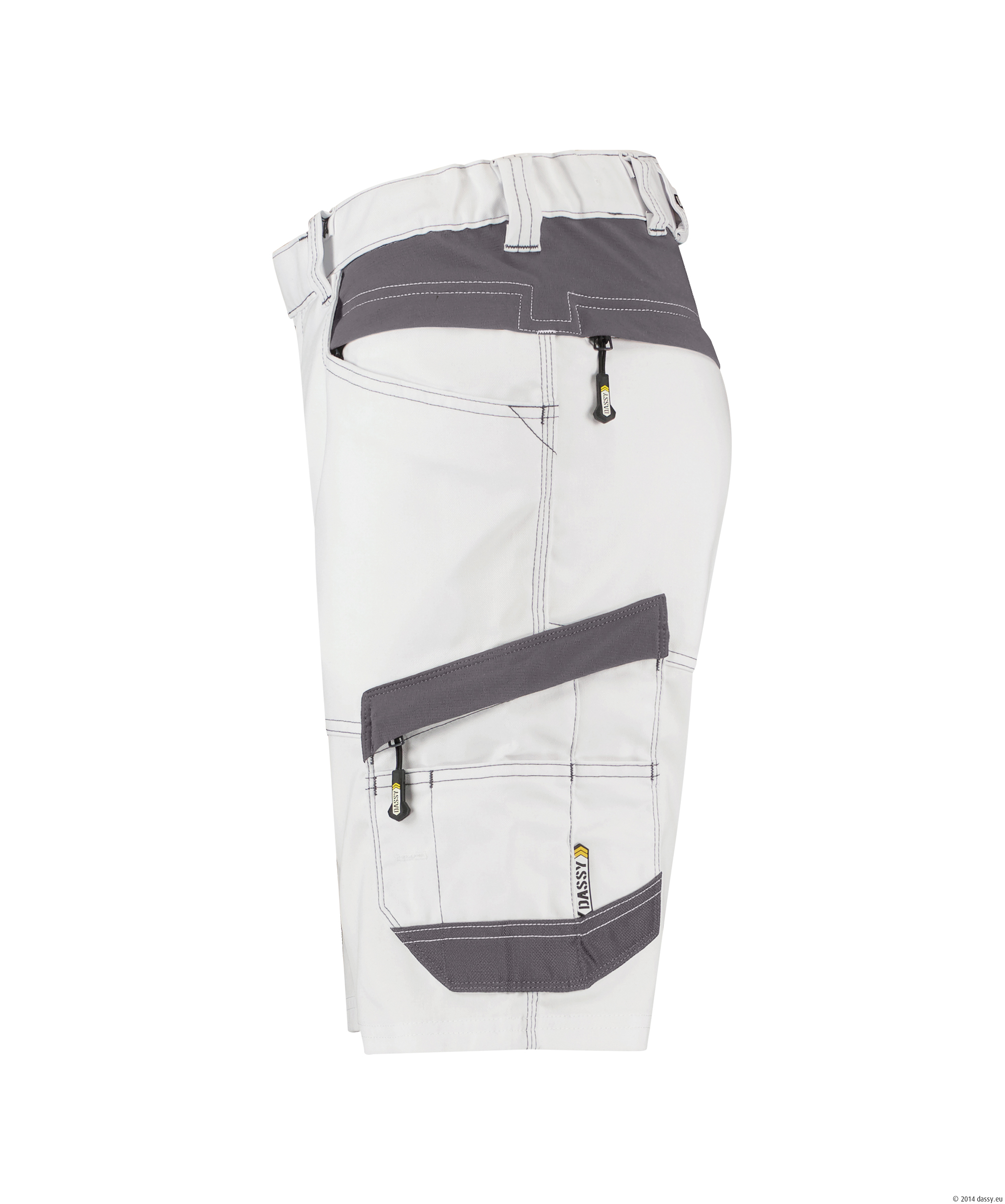 Dassy Axis Painters Damen Stmm - weiss-anthrazitgrau - Back