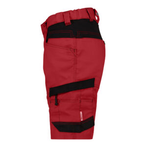 Dassy Axis Damen Stretch-Arbeitsshorts Stmm - color_side-axisw-rood-0683-zwart
