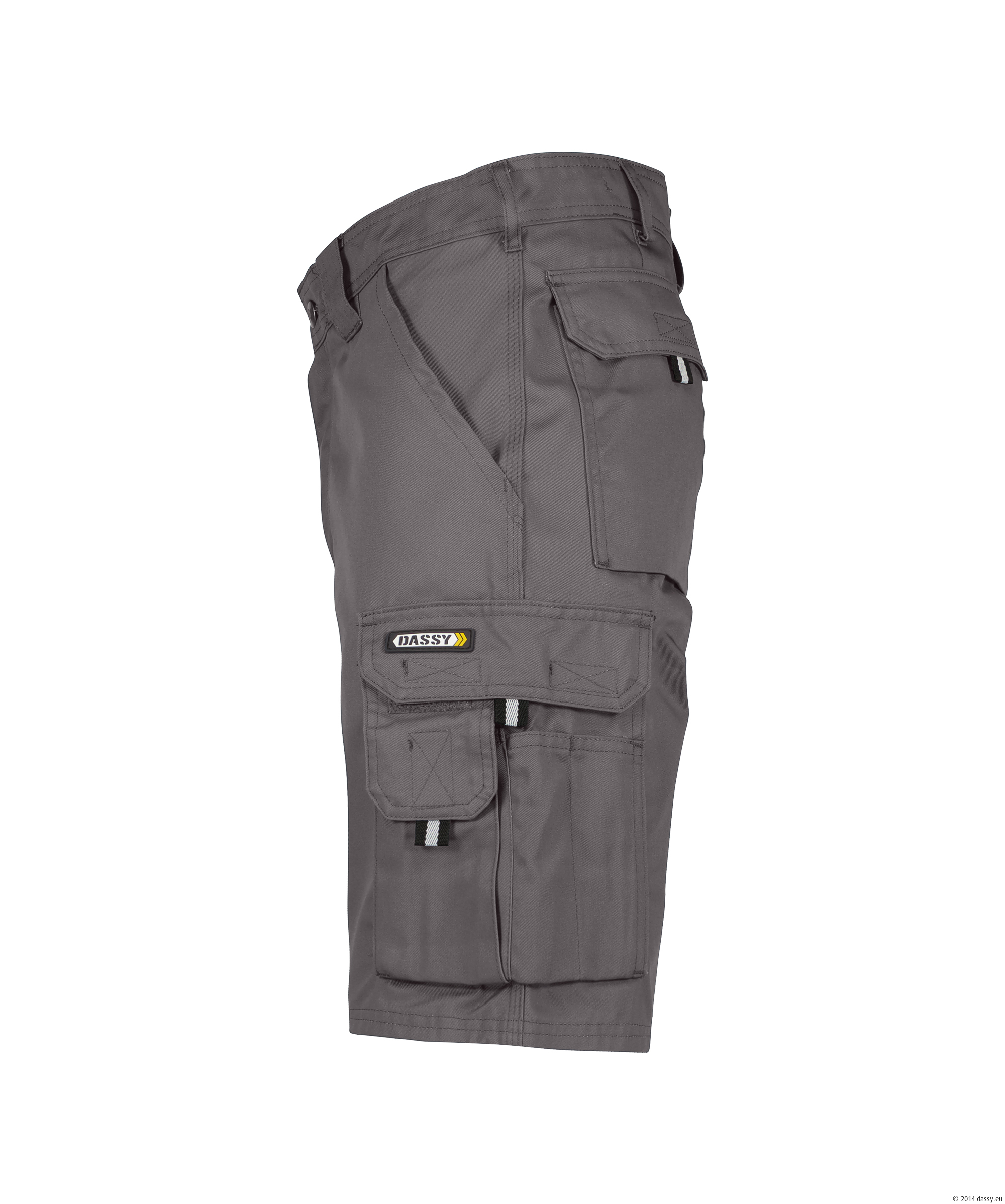 Dassy Bari Arbeitsshorts - color_side-bari-cementgrijs
