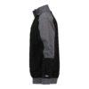 Dassy Basiel Sweatshirt Zweifarbig - color_side-basiel-zwart-cementgrijs