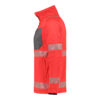 Dassy Camden Warnschutz Midlayer-Jacke - color_side-camden-fluorood-cementgrijs
