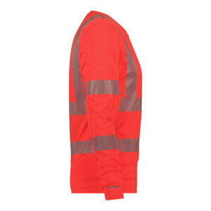 Dassy Carterville Warnschutz Langarm UV-T-Shirt - color_side-carterville-fluorood