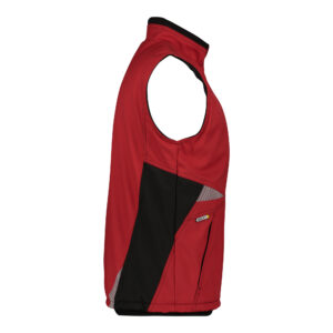 Dassy Fusion Softshellweste - color_side-fusion-rood-0683-zwart