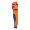 Dassy Glasgow Warnschutzhose - color_side-glasgow-fluo-oranje-marine