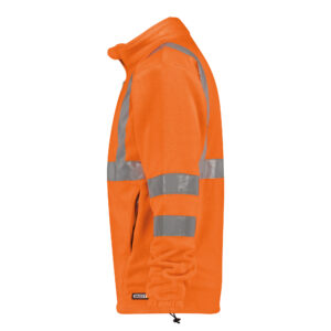 Dassy Kaluga Warnschutz-Fleecejacke - color_side-kaluga-fluo-oranje