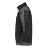 Dassy Kazan Zweifarbige Fleecejacke - color_side-kazan-zwart-cementgrijs