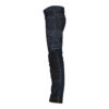 Dassy Kyoto Slim-Fit Stretch-Arbeitsjeans - color_side-kyoto-jeansblauw-zwart