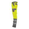 Dassy Lancaster Warnschutz-Arbeitshose - 6941-neongelb-zementgrau - Back
