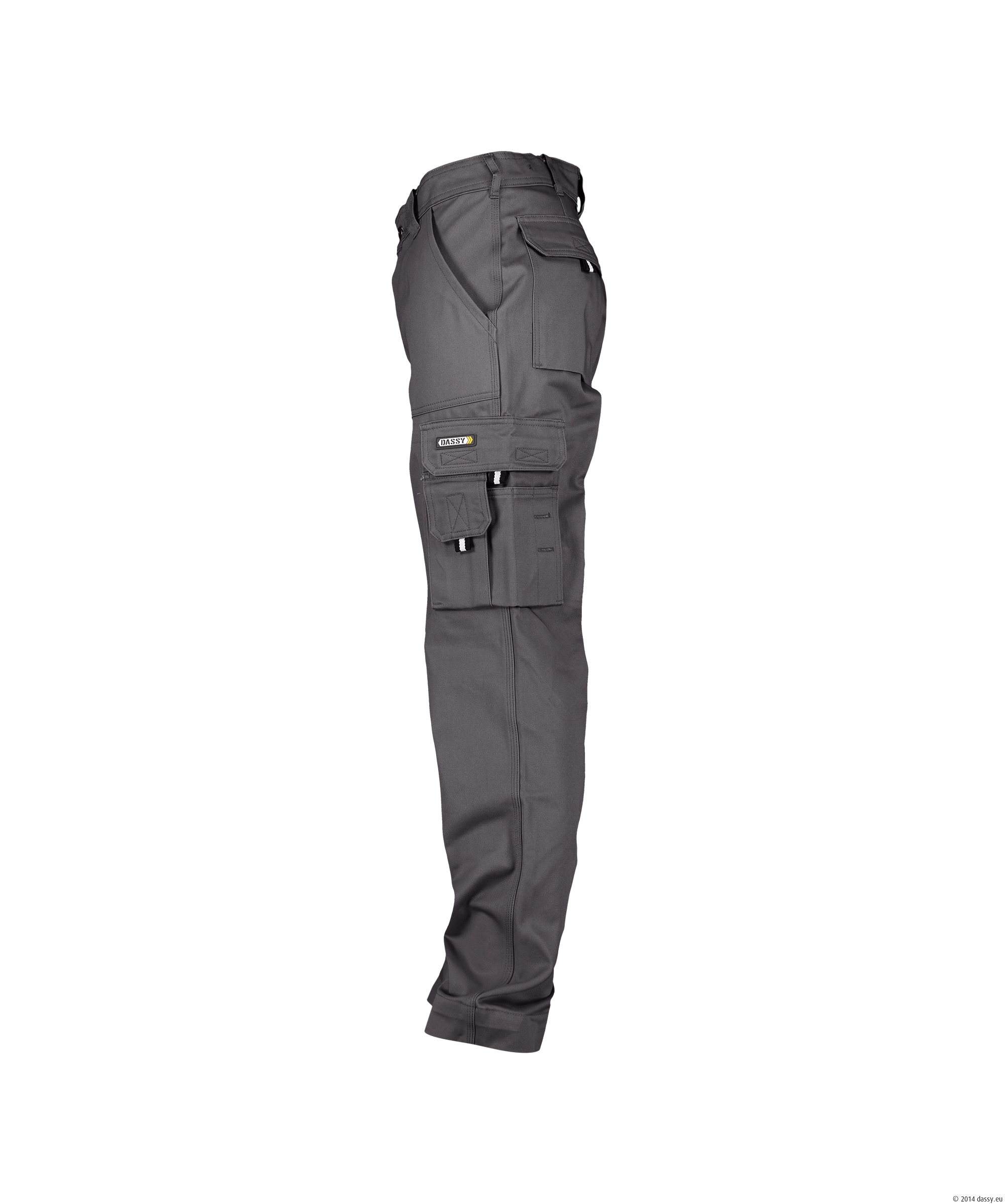 Dassy Liverpool Service-Arbeitshose - 0373-zementgrau - Back