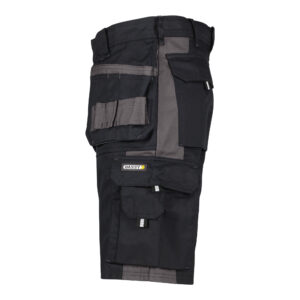 Dassy Monza Arbeitsshort - color_side-monza-zwart-cementgrijs