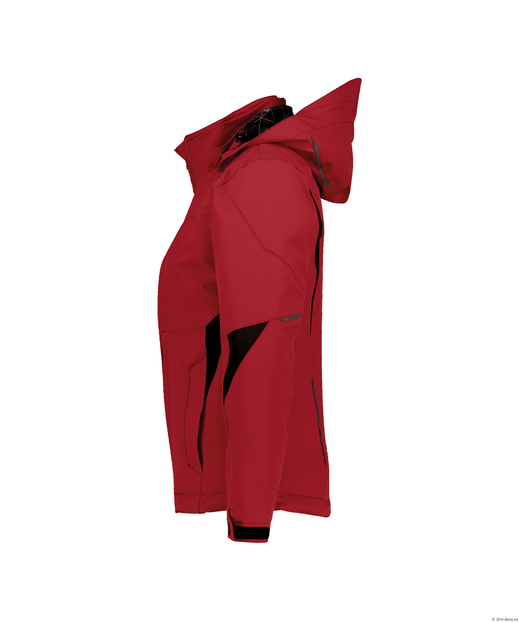Dassy Nordix Damen Stretch-Winterjacke - 0607-0683-rot - Back