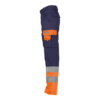 Dassy Omaha Warnschutzhose - 6861-dunkelblau-neonorange - Back